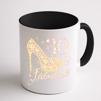 Fabulous & 30 Sparkly Heel 30th Birthday Mug