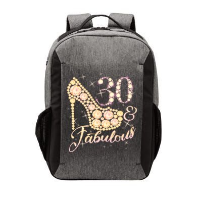 Fabulous & 30 Sparkly Heel 30th Birthday Vector Backpack