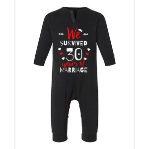 Funny 30th Wedding Anniversary Gifts For Couples Infant Fleece One Piece