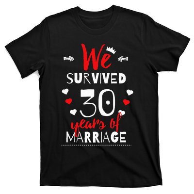 Funny 30th Wedding Anniversary Gifts For Couples T-Shirt