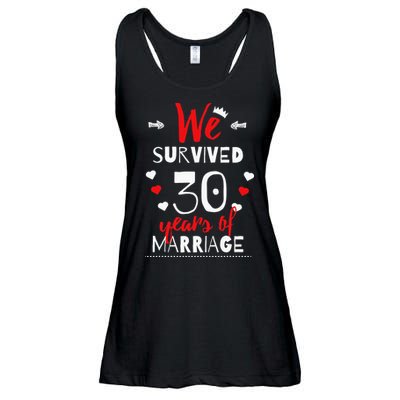 Funny 30th Wedding Anniversary Gifts For Couples Ladies Essential Flowy Tank