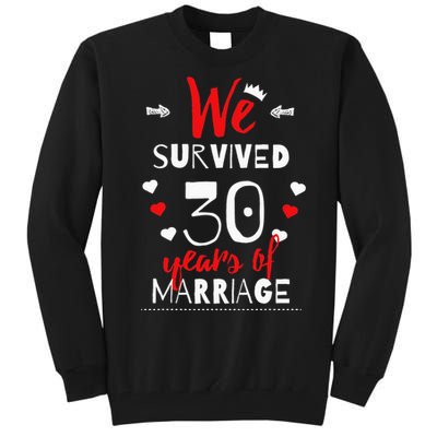 Funny 30th Wedding Anniversary Gifts For Couples Tall Sweatshirt