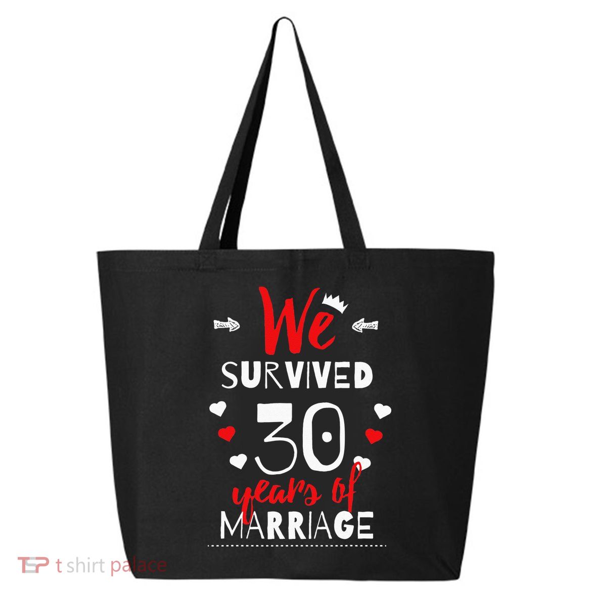 Funny 30th Wedding Anniversary Gifts For Couples 25L Jumbo Tote