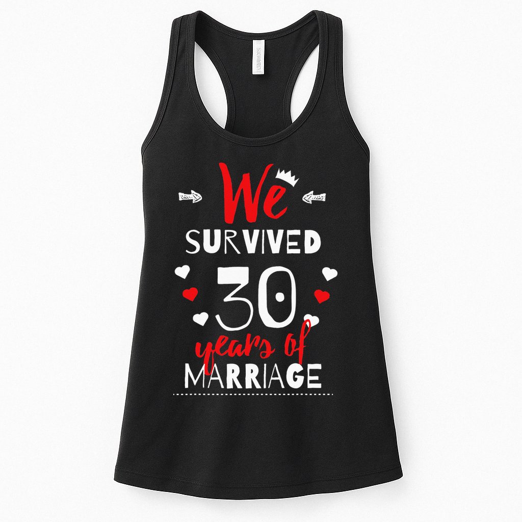 Funny 30th Wedding Anniversary Gifts For Couples Womens Tank Top