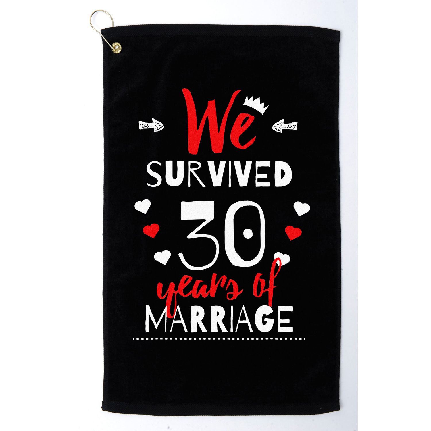 Funny 30th Wedding Anniversary Gifts For Couples Golf Towel