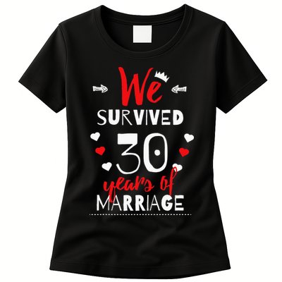 Funny 30th Wedding Anniversary Gifts For Couples Womens T-Shirt