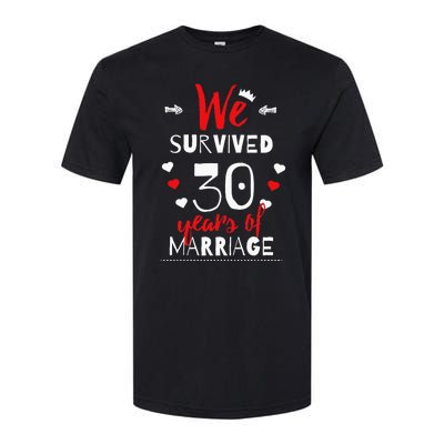 Funny 30th Wedding Anniversary Gifts For Couples Softstyle® CVC T-Shirt