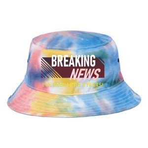 Funny 3 Year Work Anniversary 3rd Employee Appreciation Meme Tie Dye Newport Bucket Hat