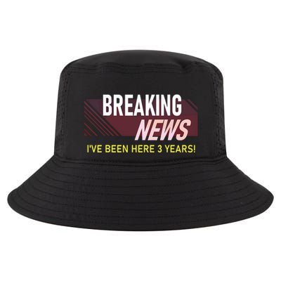 Funny 3 Year Work Anniversary 3rd Employee Appreciation Meme Cool Comfort Performance Bucket Hat