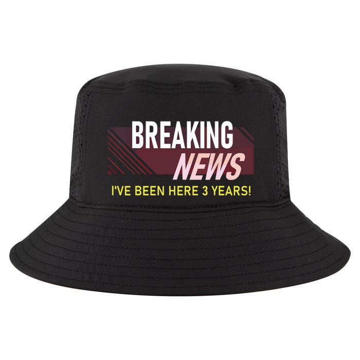 Funny 3 Year Work Anniversary 3rd Employee Appreciation Meme Cool Comfort Performance Bucket Hat