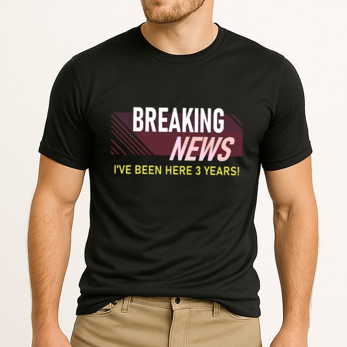 Funny 3 Year Work Anniversary 3rd Employee Appreciation Meme Performance Shirt