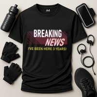 Funny 3 Year Work Anniversary 3rd Employee Appreciation Meme Performance Shirt