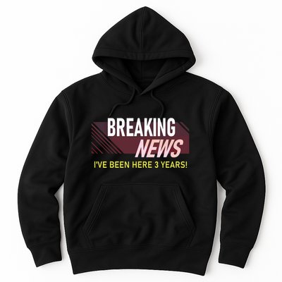 Funny 3 Year Work Anniversary 3rd Employee Appreciation Meme Hoodie