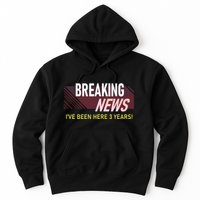 Funny 3 Year Work Anniversary 3rd Employee Appreciation Meme Hoodie