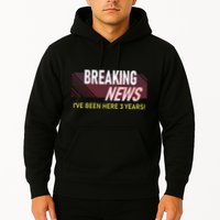 Funny 3 Year Work Anniversary 3rd Employee Appreciation Meme Hoodie