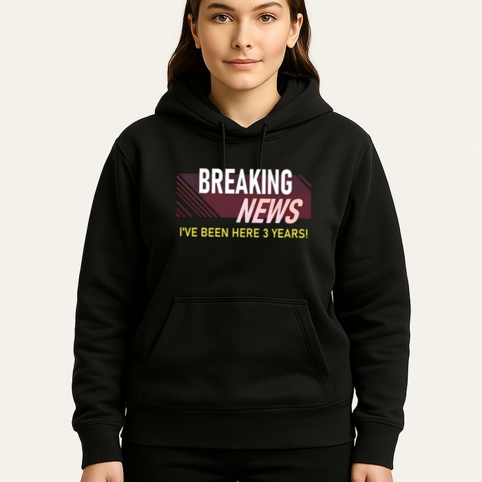 Funny 3 Year Work Anniversary 3rd Employee Appreciation Meme Hoodie