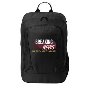 Funny 3 Year Work Anniversary 3rd Employee Appreciation Meme City Backpack