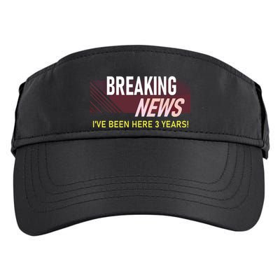 Funny 3 Year Work Anniversary 3rd Employee Appreciation Meme Adult Drive Performance Visor