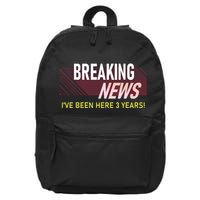 Funny 3 Year Work Anniversary 3rd Employee Appreciation Meme 16 in Basic Backpack
