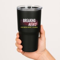 Funny 3 Year Work Anniversary 3rd Employee Appreciation Meme Tumbler