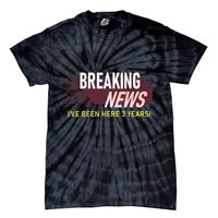 Funny 3 Year Work Anniversary 3rd Employee Appreciation Meme Tie-Dye T-Shirt