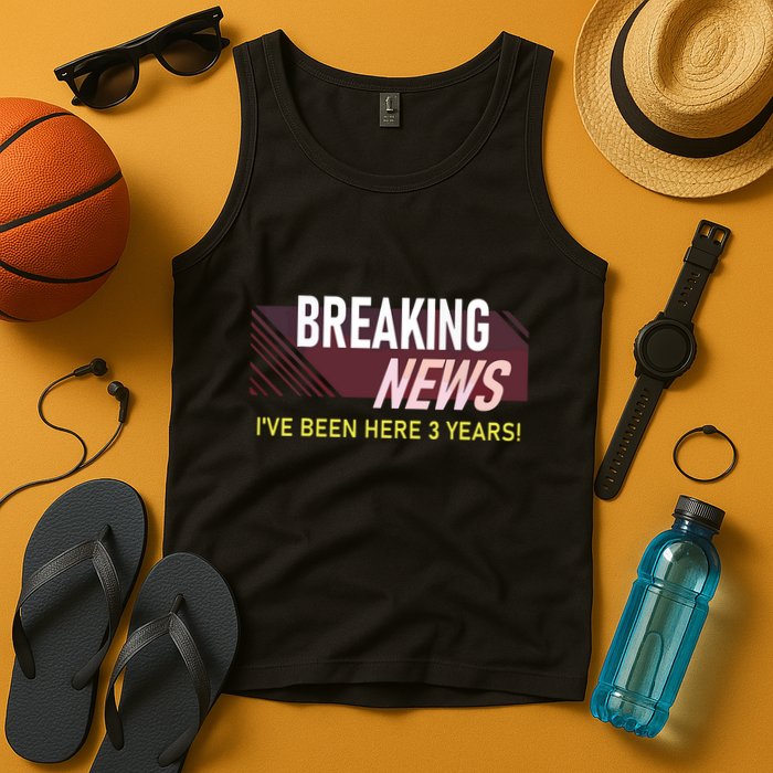Funny 3 Year Work Anniversary 3rd Employee Appreciation Meme Tank Top