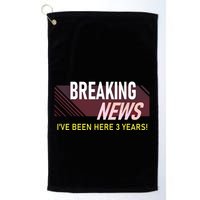 Funny 3 Year Work Anniversary 3rd Employee Appreciation Meme Golf Towel