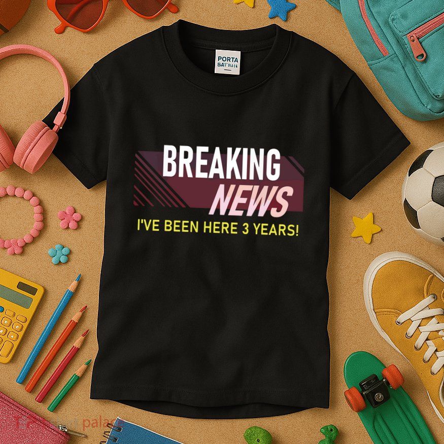 Funny 3 Year Work Anniversary 3rd Employee Appreciation Meme Kids T-Shirt