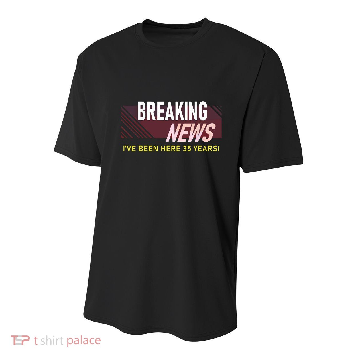 Funny 35 Year Work Anniversary 35th Employee Appreciation Youth Performance Sprint T-Shirt