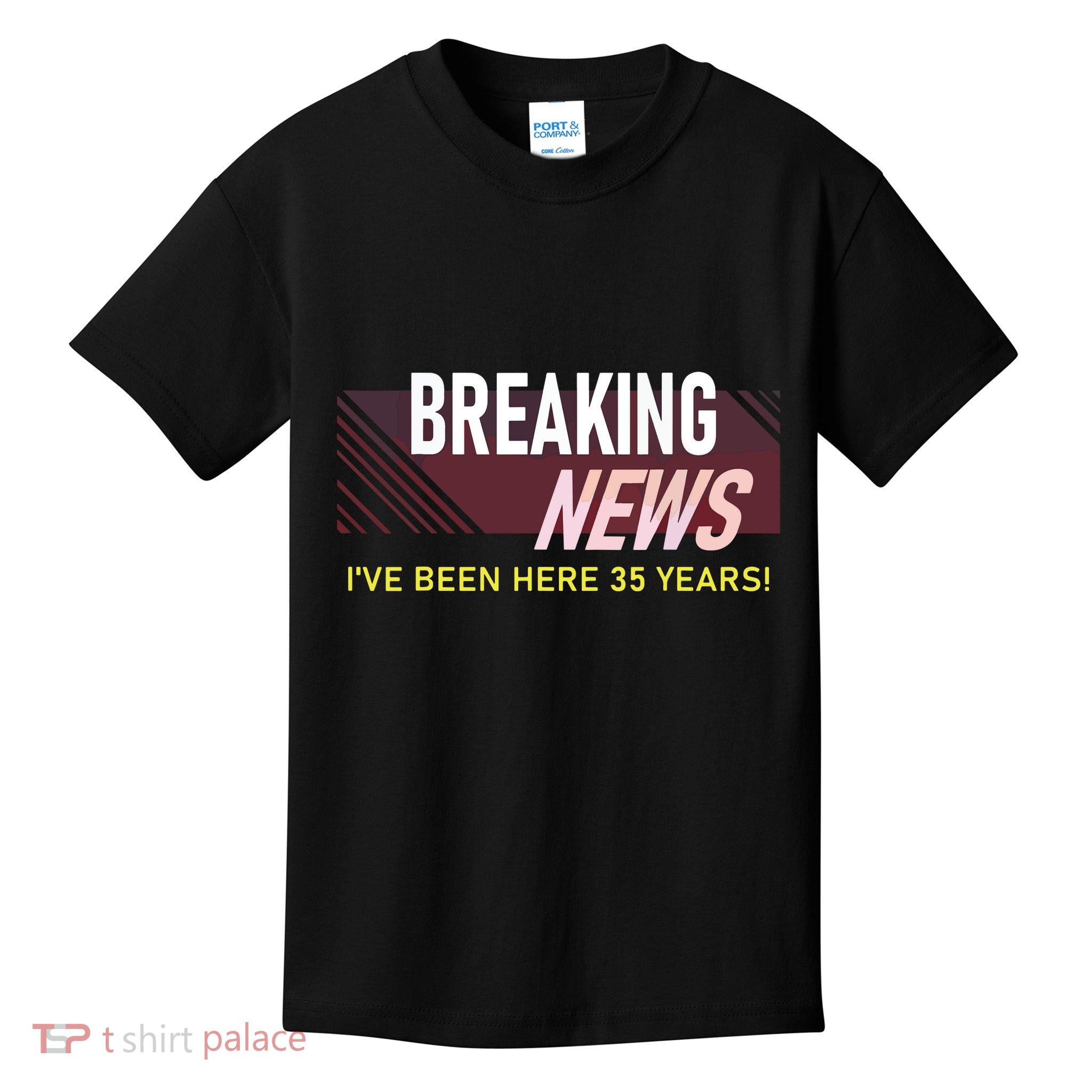 Funny 35 Year Work Anniversary 35th Employee Appreciation Kids T-Shirt