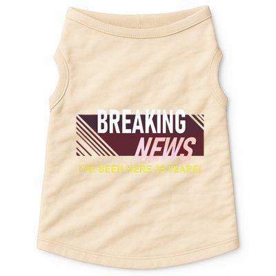 Funny 35 Year Work Anniversary 35th Employee Appreciation Doggie Tank