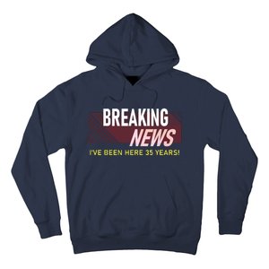 Funny 35 Year Work Anniversary 35th Employee Appreciation Hoodie