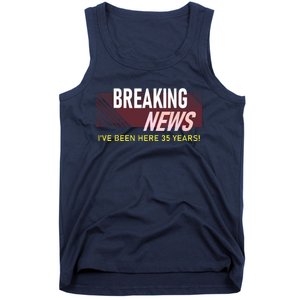 Funny 35 Year Work Anniversary 35th Employee Appreciation Tank Top