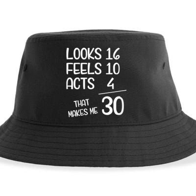 Funny 30 Year Old 30th Birthday Born In 1993 Sustainable Bucket Hat