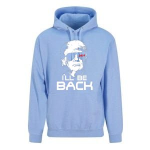 Funny 45 47 Ill Be Back Donald Trump 2024 Take America Back Gift Unisex Surf Hoodie