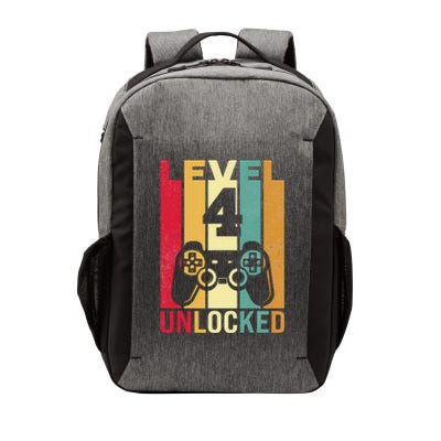 Four 4yr 4 Birthday Boy Son Funny Gamer 4th Years Old Vector Backpack