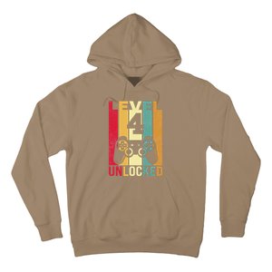 Four 4yr 4 Birthday Boy Son Funny Gamer 4th Years Old Hoodie