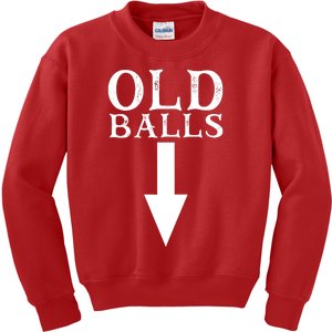 Funny 40th 50th 60th Birthday Gag Idea Old Mans Birthday Kids Sweatshirt