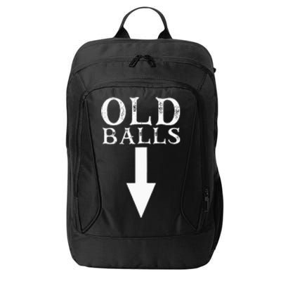 Funny 40th 50th 60th Birthday Gag Idea Old Mans Birthday City Backpack