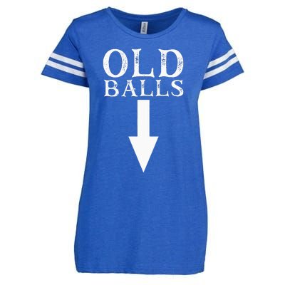 Funny 40th 50th 60th Birthday Gag Idea Old Mans Birthday Enza Ladies Jersey Football T-Shirt