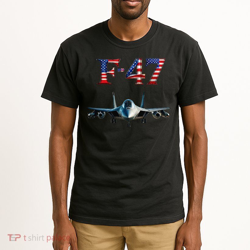 F 47 Aircraft Fighter Jet USA F-47 Fighter Jet Merch Tall T-Shirt