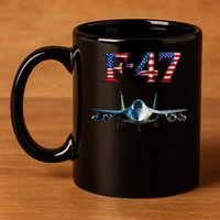 F 47 Aircraft Fighter Jet USA F-47 Fighter Jet Merch 11oz C Handle Ceramic Mug