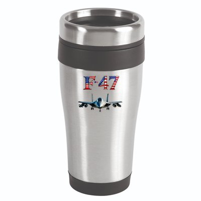 F 47 Aircraft Fighter Jet USA F-47 Fighter Jet Merch 16oz Travel Tumbler