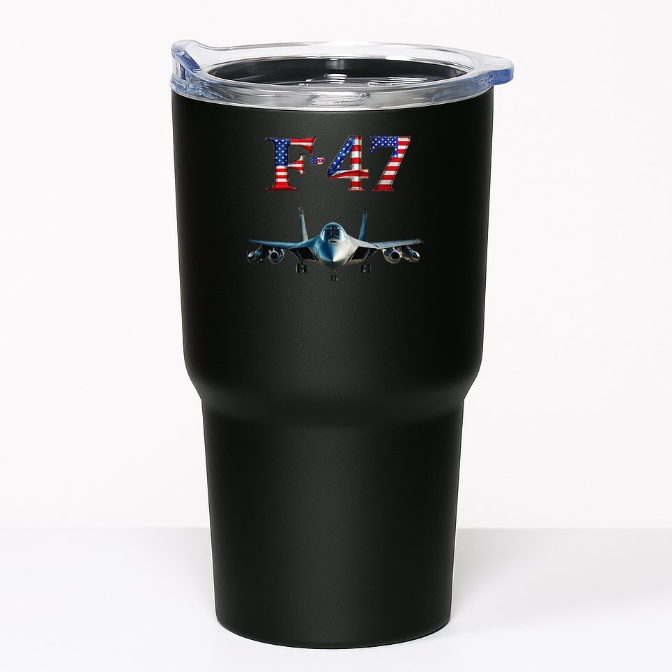 F 47 Aircraft Fighter Jet USA F-47 Fighter Jet Merch Tumbler