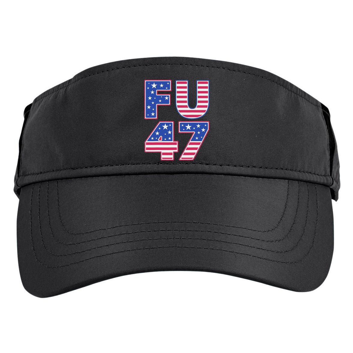 FU 47 Anti Trump Adult Drive Performance Visor