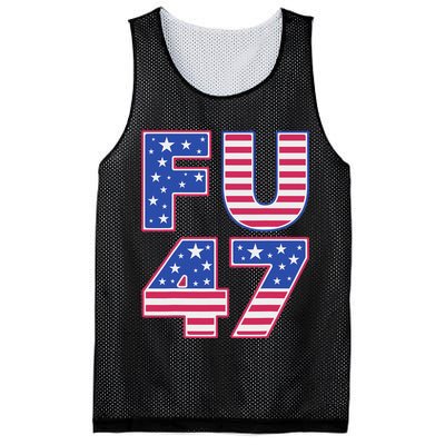 FU 47 Anti Trump Mesh Reversible Basketball Jersey Tank