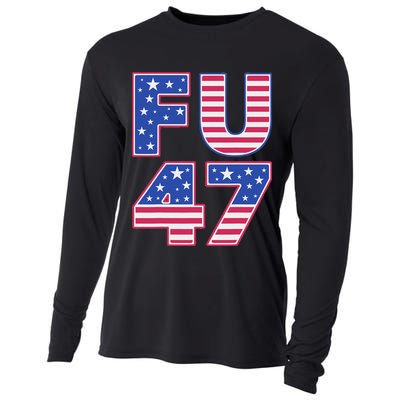 FU 47 Anti Trump Cooling Performance Long Sleeve Crew