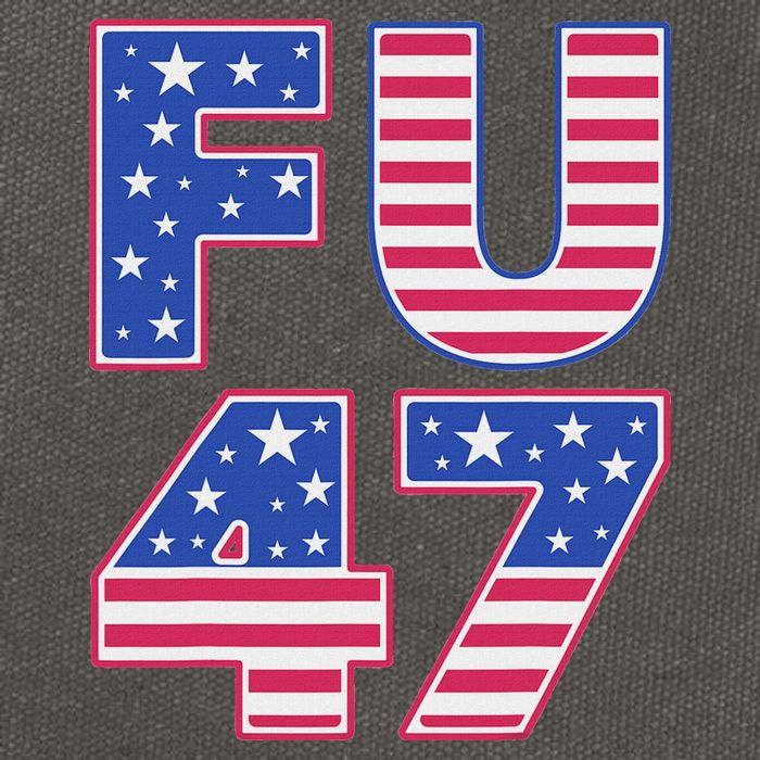 FU 47 Anti Trump Cotton Canvas Backpack