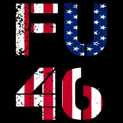 FU 46 Anti Biden Vintage Retro Distressed American Flag T-Shirt