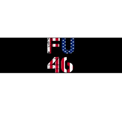 FU 46 Anti Biden Vintage Retro Distressed American Flag Bumper Sticker